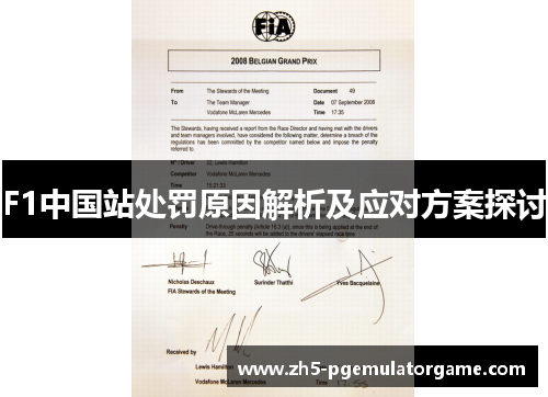 F1中国站处罚原因解析及应对方案探讨