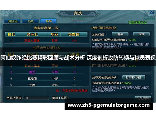 阿仙奴昨晚比赛精彩回顾与战术分析 深度剖析攻防转换与球员表现